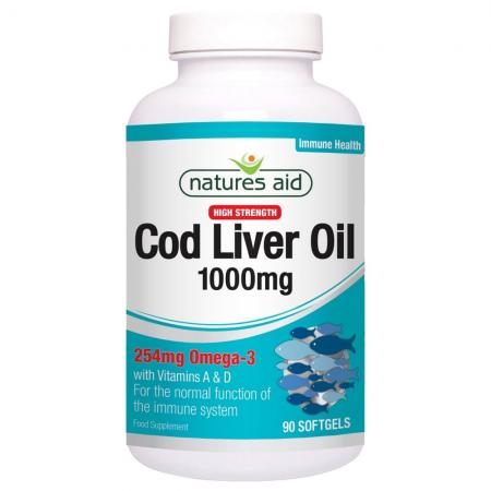 Cod Liver Oil (High Strength) 1000mg