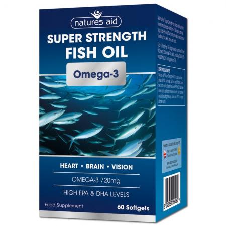 Super Strength Omega 3 - Providing 707mg of Omega 3 Fatty Acids