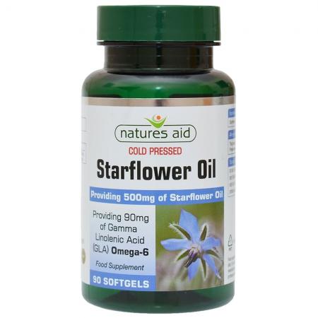 Starflower Oil 500mg (Providing 90mg GLA)