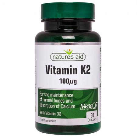 Vitamin K2 100ug (MenaQ7) with Vitamin D3