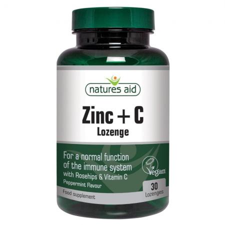 Zinc Lozenge (Peppermint) with Rosehip + Vitamin C