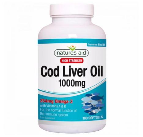 Cod Liver Oil (High Strength) 1000mg 