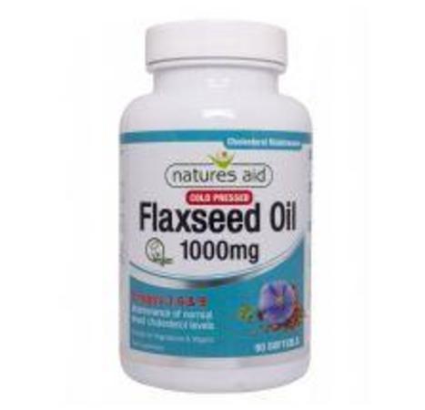 Flaxseed Oil 1000mg Cold Pressed (Omega 3, 6 + 9)  