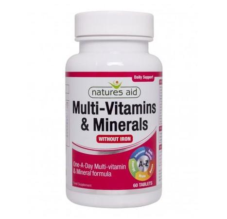 Multi-Vitamins & Minerals (without Iron)